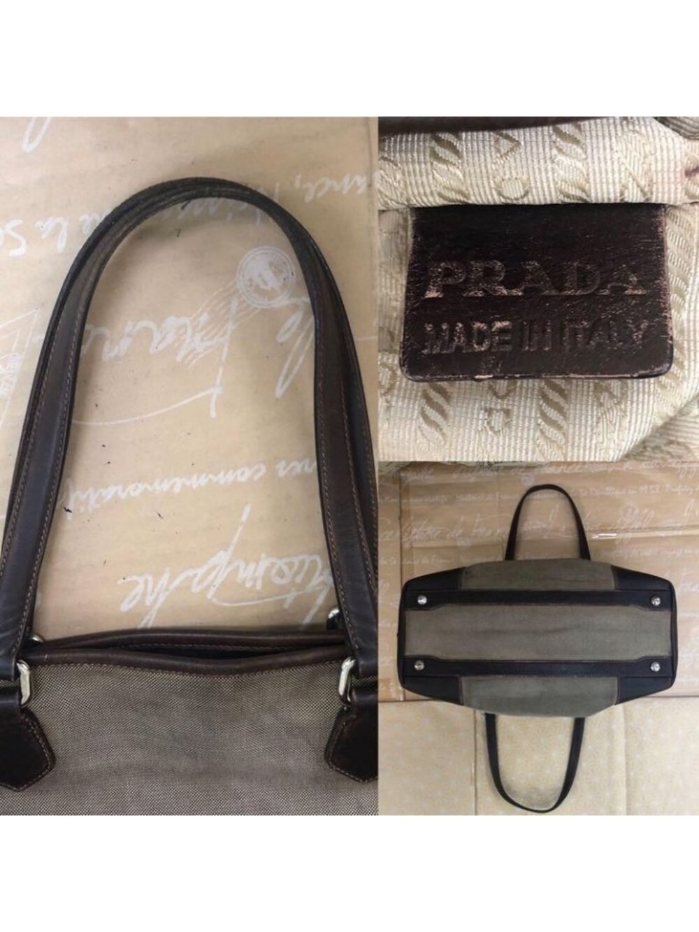 ★SOLD★ Prada Tote Leather Business Travel - Picture 4 of 13